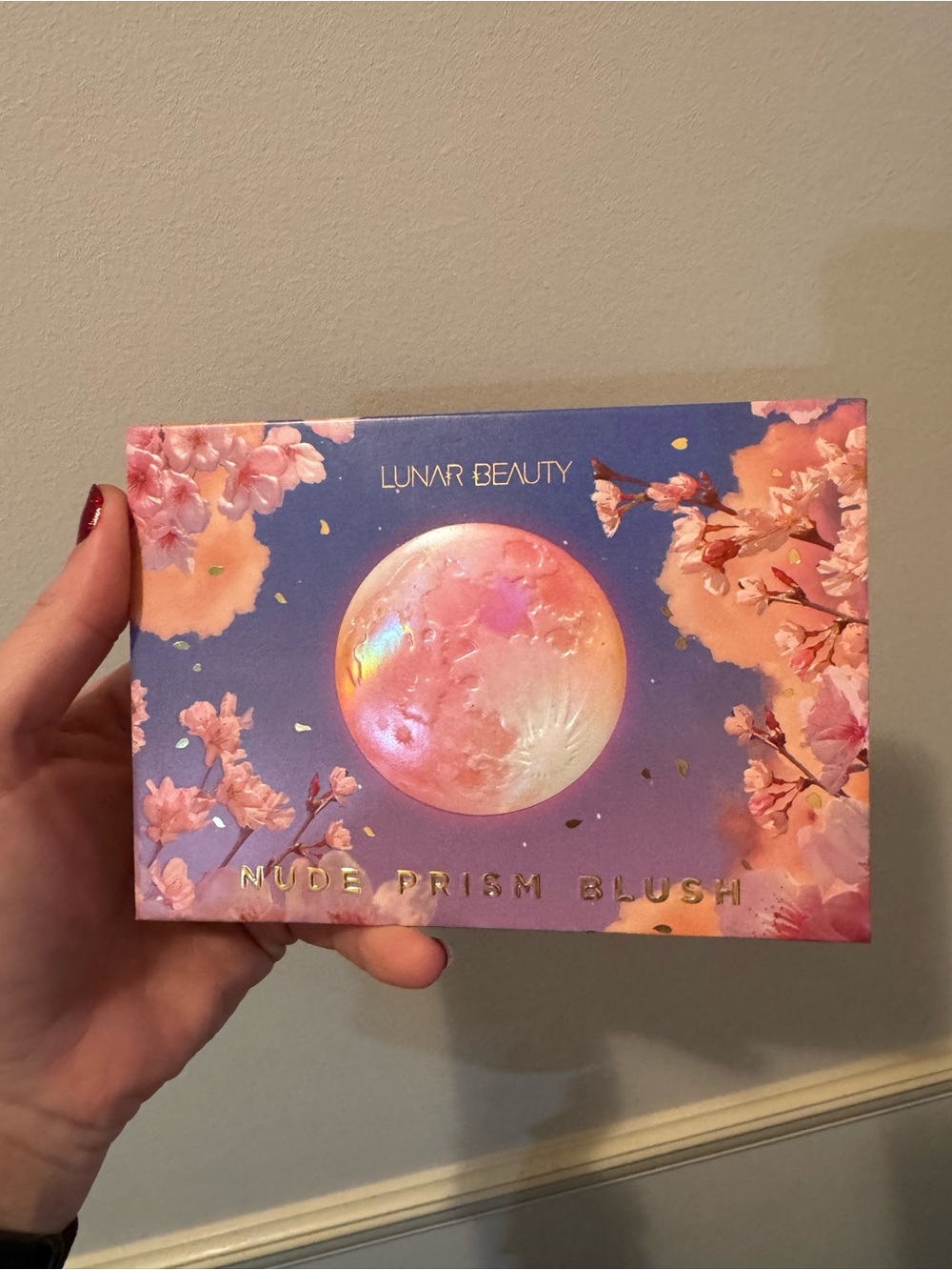 LUNAR BEAUTY Nude Prism Blush Palette — BARELY SWATCHED *like new*